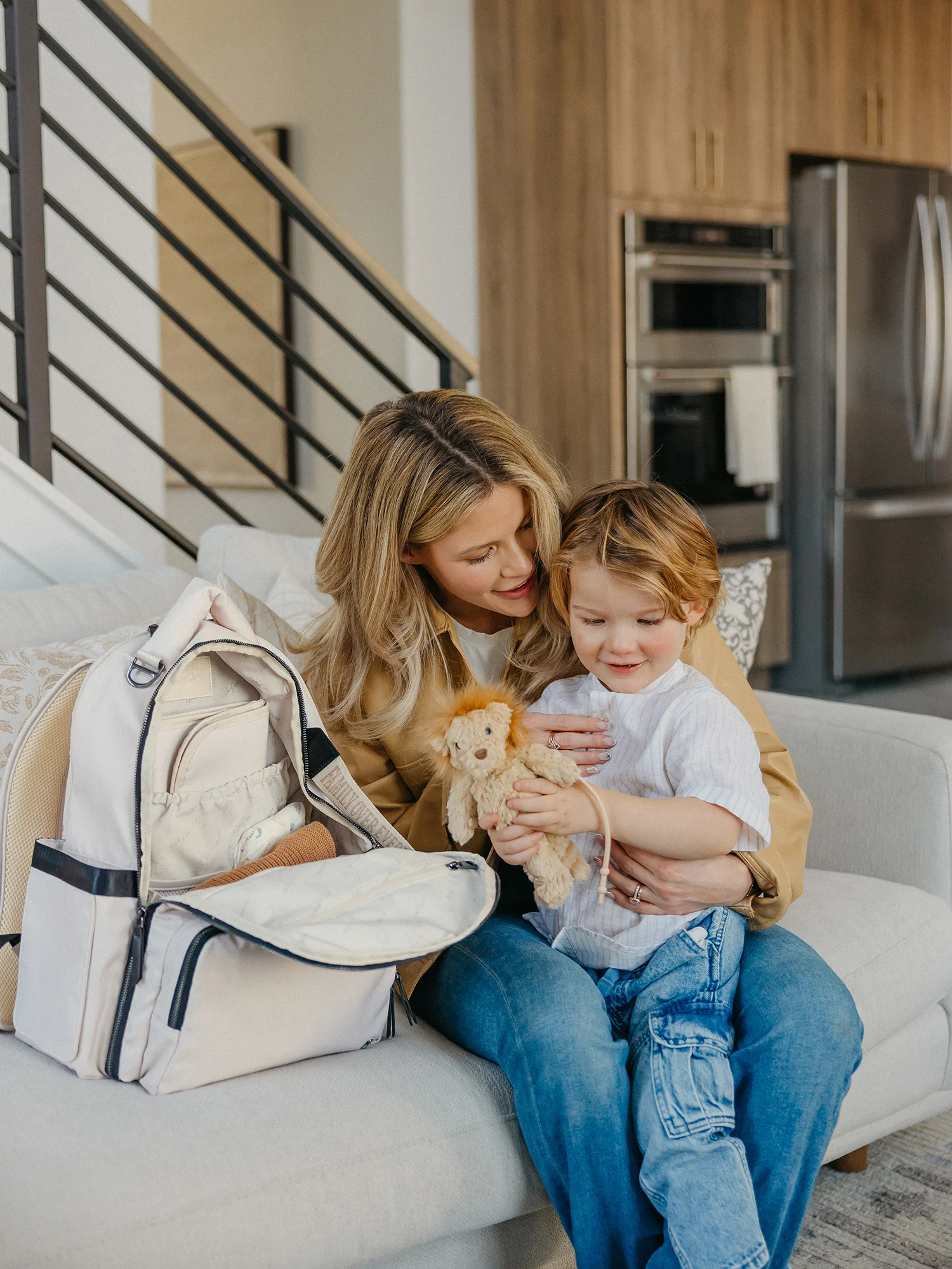 Witney Carson Classic Diaper Backpack - Cloud - Image 4